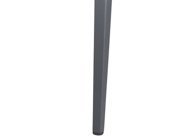 Trädgårdsmöbelset 4-sits Grå Aluminium Matt Yta Bord 4 st Stolar Kuddar Modern