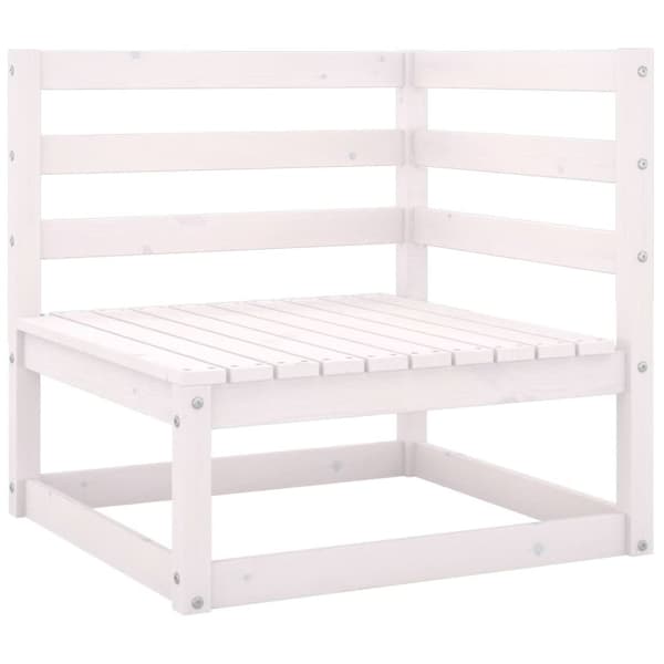 vidaXL Hagesofagruppe med puter 8 deler heltre furu
