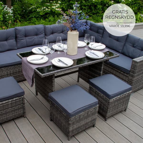 Jardí Polyrattan havemøbler Grå | MonsterShop