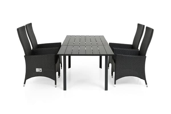 Portland Spisegruppe 152-210x90 + 4 Jenny Stol Stillbar