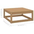 Miniatyrbilde 9 av 9: vidaXL Hagesofagruppe 12 deler heltre furu