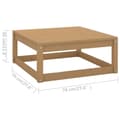Miniatyrbilde 7 av 9: vidaXL Hagesofagruppe 12 deler heltre furu