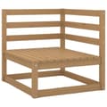 Miniatyrbilde 4 av 11: vidaXL Hagesofagruppe 10 deler honningbrun heltre furu