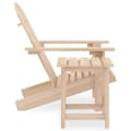 Miniatyrbillede 3 af 10: vidaXL Adirondack-havestol med bord massivt grantræ