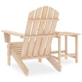 Miniatyrbillede 4 af 10: vidaXL Adirondack-havestol med bord massivt grantræ
