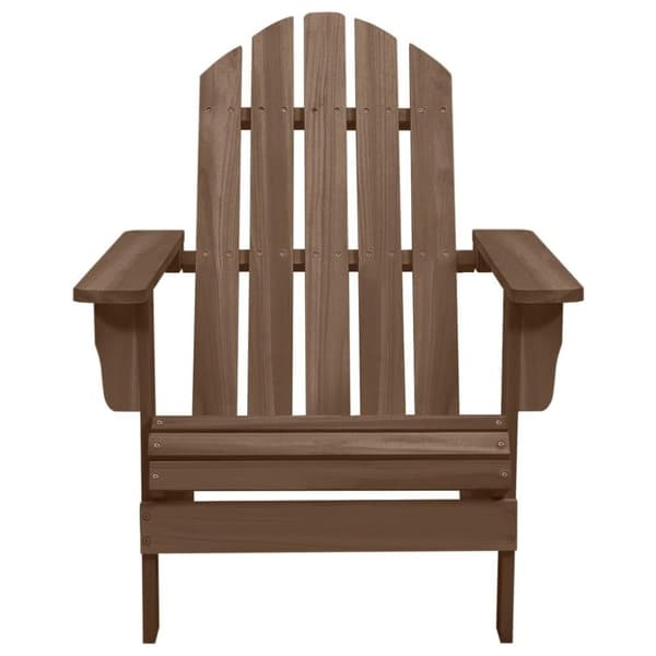 vidaXL Adirondack hagestol med bord heltre gran brun