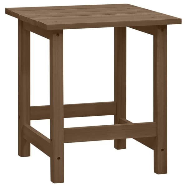 vidaXL Adirondack hagestol med bord heltre gran brun