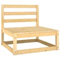 Miniatyrbilde 4 av 11: vidaXL Hagesofagruppe med puter 9 deler heltre furu