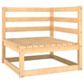 Miniatyrbilde 2 av 9: vidaXL Hagesofagruppe med puter 10 deler heltre furu