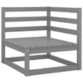 Miniatyrbilde 4 av 7: vidaXL Hagesofagruppe 11 deler heltre furu