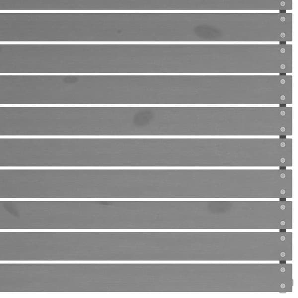 vidaXL Hörnsektion till trädgårdssoffa grå massiv furu