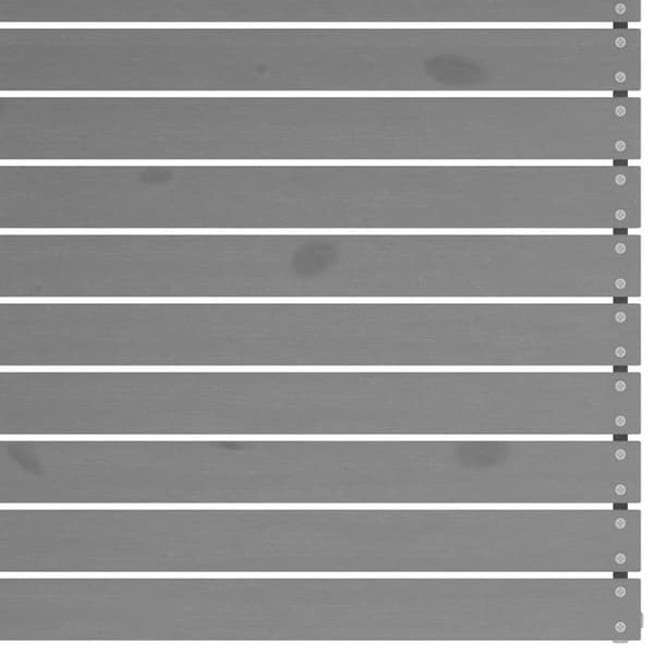 vidaXL midterdele til havesofaer 4 stk. massivt fyrretræ grå