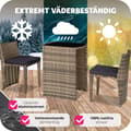 Miniatyrbild 7 av 10: Sittgrupp i rotting Hamburg aluminium - natur