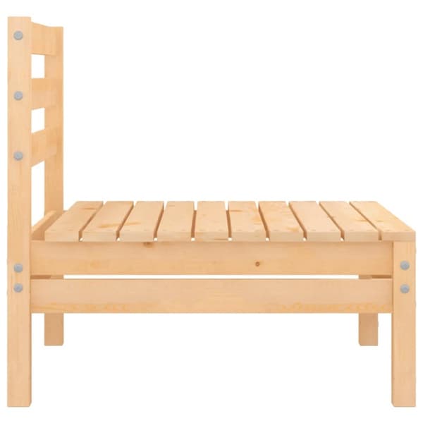 vidaXL Midtsofa for hage heltre furu