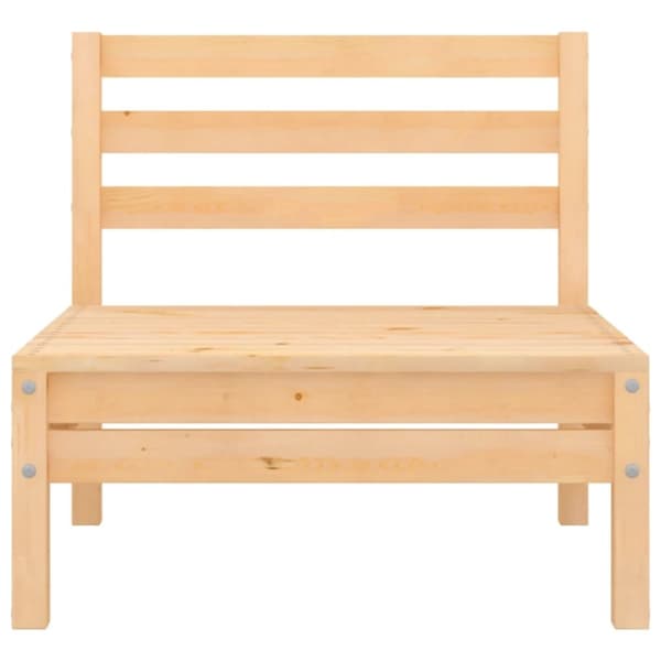vidaXL Midtsofa for hage heltre furu