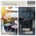 Miniatyrbild 7 av 11: Matgrupp Bilbao i konstrotting 4+4+1 med skyddsöverdrag - svart/grå