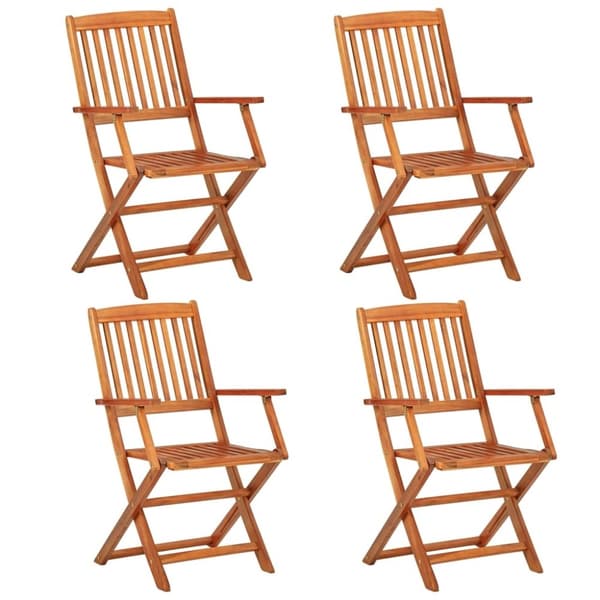vidaXL Hagespisegruppe 13 deler 280x90x75 cm heltre akasie