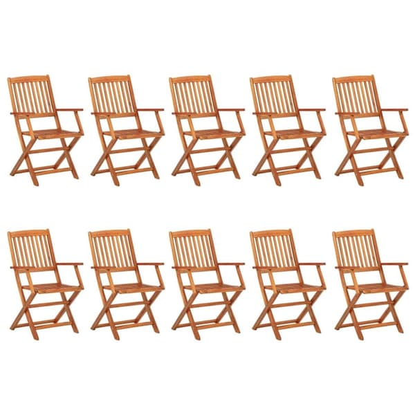 vidaXL Hagespisegruppe 11 deler 280x90x75 cm heltre akasie