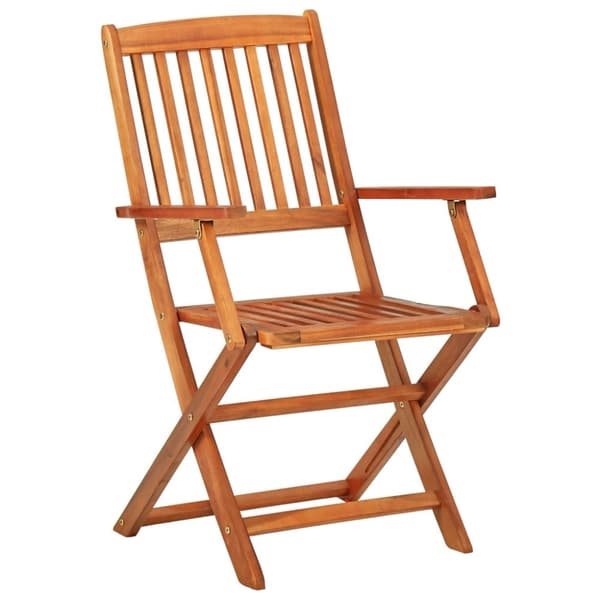 vidaXL Hagespisegruppe 11 deler 280x90x75 cm heltre akasie