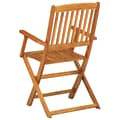 Miniatyrbilde 5 av 11: vidaXL Hagespisegruppe 11 deler 280x90x75 cm heltre akasie