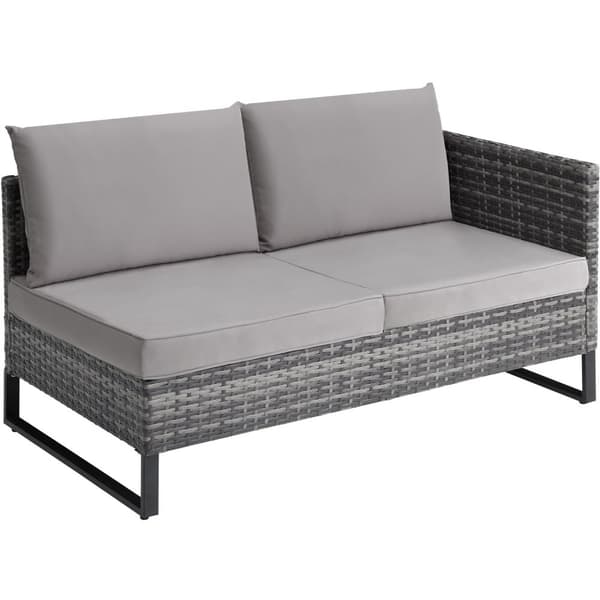 Polyrattan loungesæt Ostuni - grå
