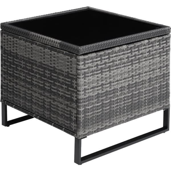Polyrattan loungesæt Ostuni - grå