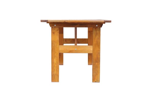 Woodfurniture matgrupp för trädgården, bord + 4 stolar med kuddar