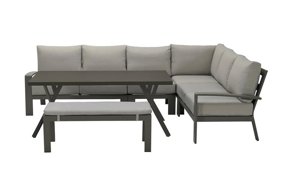 RONDO Loungegrupp 6 Delar Brun