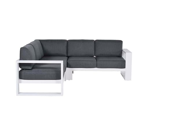 Cube Loungegruppe Hvit/Svart