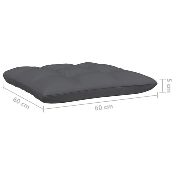 vidaXL Hagesofagruppe med puter 4 deler heltre furu