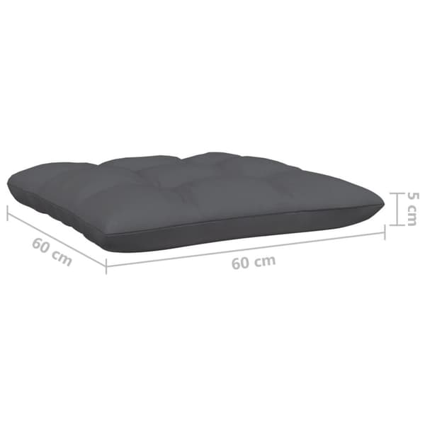 vidaXL Hagesofagruppe med puter 5 deler heltre furu