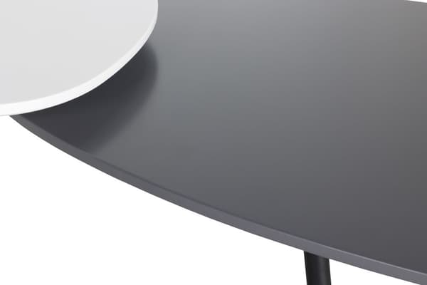 Bora sidebord med 2 bordplader