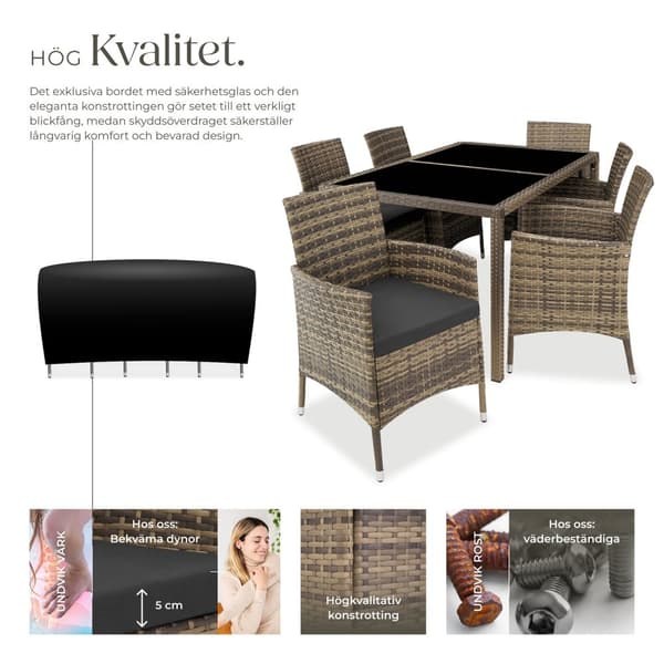 Matgrupp i konstrotting - natur/mörkgrå