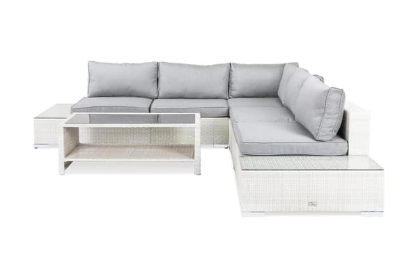 Bahamas Loungegruppe 5 Pers 1 Bord m Hylle