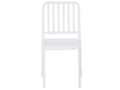 Miniatyrbild 10 av 11: Bistro Set Vit Plast 2 Stolar 1 Bord Modern Rost och Vattenbeständigt Trädgård Balkongmöbler