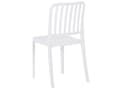 Miniatyrbild 11 av 11: Bistro Set Vit Plast 2 Stolar 1 Bord Modern Rost och Vattenbeständigt Trädgård Balkongmöbler