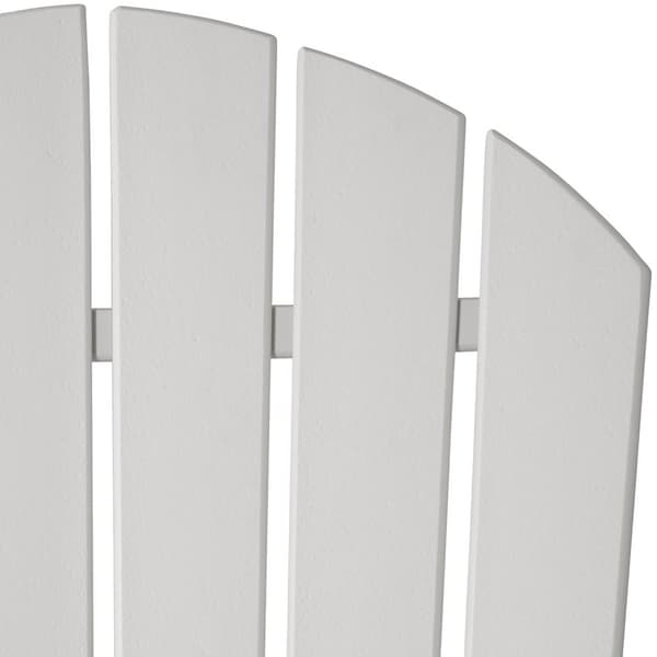 Trädgårdsstol i Adirondack design - vit/vit
