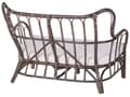 Miniatyrbillede 8 af 11: Loungesæt Brun Natur Rattan og Hvid Bomuld Polyester 67 / 43 cm 2 Personers Lænestole Indendørs Udendørs Hynder Havesæt Sideborde Boho Dekor