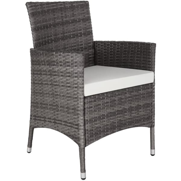 Polyrattan havemøbelsæt Lissabon - grå/hvid