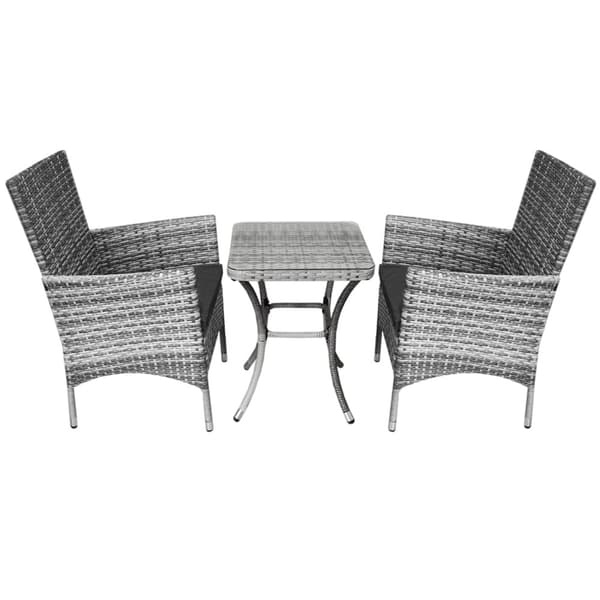 Jardí Rattan Møbelgruppe i Bistro stil forskellige farver