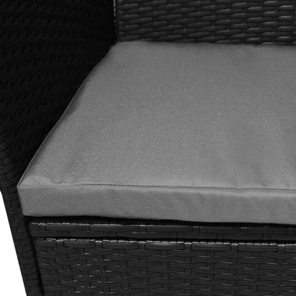 Jardí Rattan Møbelgruppe i Bistro stil forskellige farver