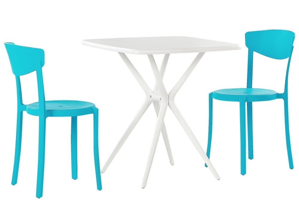 Cafeset vit / blå SERSALE / VIESTE