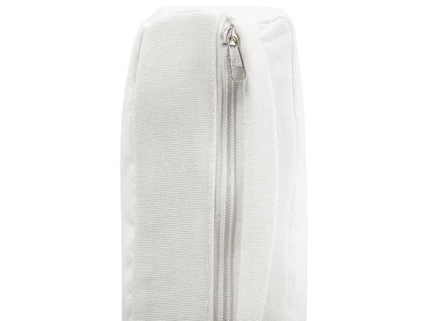Loungesæt Brun Hvid Rattan Polyester 130 x 70 Hjørnesofa Havebord 4 Stole Skammel Udendørs Indendørs Hynder til Have Indretning Boho Moderne