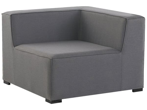 Ulkosohva harmaa 320 x 250 x 65 cm polyesteri alumiini seitsemälle oikea rahi UV-kestävä