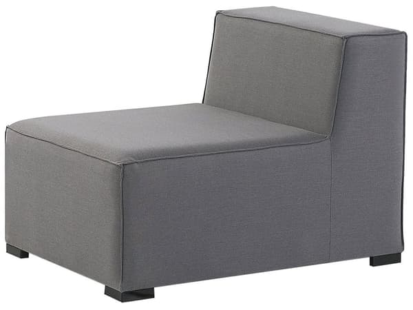 Ulkosohva harmaa 320 x 250 x 65 cm polyesteri alumiini seitsemälle oikea rahi UV-kestävä