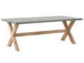 Miniatyrbillede 9 af 11: Naturhavesæt 4 Rattan stole Betonbord Bomuldsplade Hynder Moderne Design
