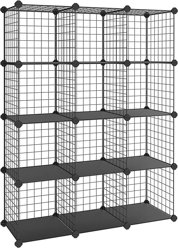 Skab - Skodabinet - Opbevaringsskab - Van Wire Grid - 12 rum
