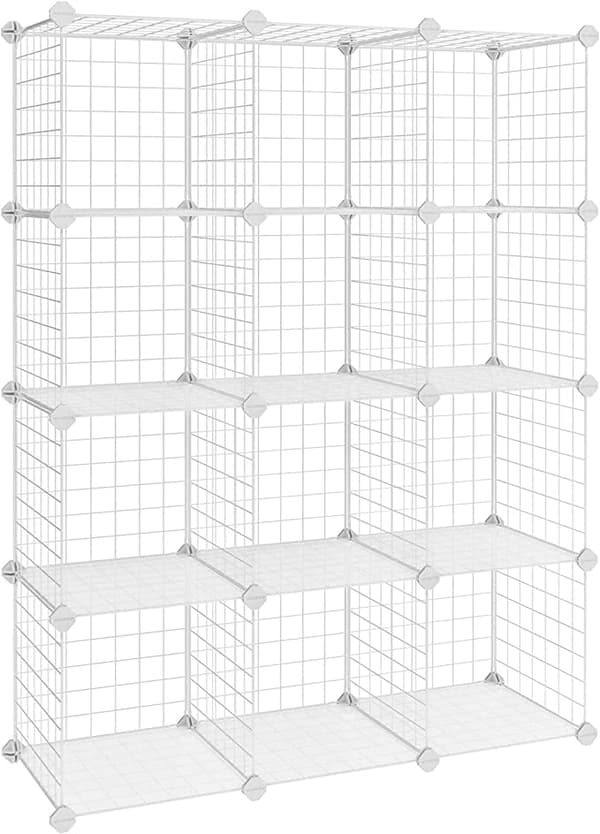 Skab - Skodabinet - Opbevaringsskab - Van Wire Grid - 12 rum