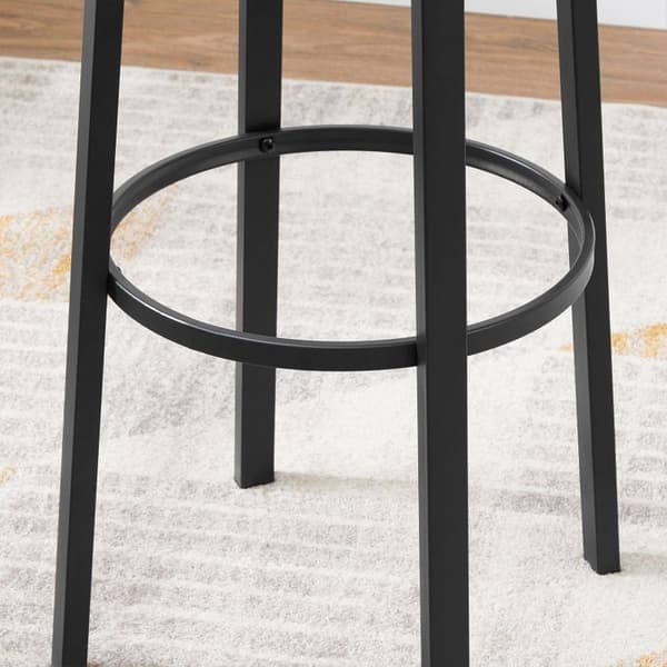Barstole - sæt med 2 - barstole - 39 x 39 x 100 cm - med fodstøtte