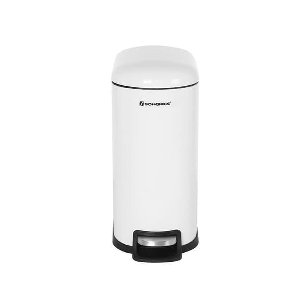 Smal papperskorg - med fotpedal - Cosmetica Box - gjord av stål - 10 liter